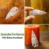 Handcrafted Pre Historical Flint Stone Arrowhead