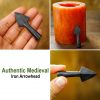 Medieval Hand Forged Arrowhead with Triangle Tip Set of Three