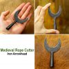 U Shaped Arrowhead Hand Forged Iron Functional Weapon Accessory