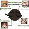Medieval Shackles Handcuffs Fully Functional Hand Forged from Iron