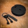 Ancient Dungeon Hand Forged Iron Padlock with Paired Functional Keys