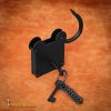 Treasurer Iron Padlock with Chainmail Keychain and Paired Keys