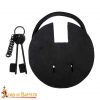 Ancient Dungeon Large Hand Forged Iron Padlock with Functional Paired Keys
