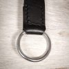 Medieval Leather Belt with Lustrous Steel Ring Buckle