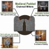 Medieval Mitten Gloves with Butted Chainmail Sheet