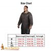 Round Ring Chainmail Medieval Half Sleeves Shirt Haubergeon, Riveted and Alternating, 9 mm 18 gauge, Mild Steel, Natural