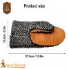 Padded Mittens with Chainmail Mild Steel Flat Ring Round Riveted Alternating