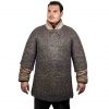 Round Ring Chainmail Medieval Half Sleeves Shirt Haubergeon, Riveted, 8 mm 18 gauge, Mild Steel
