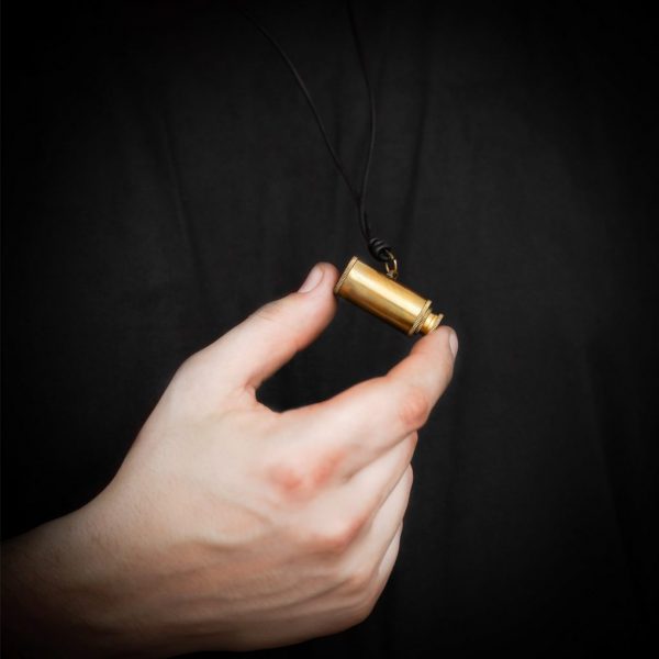 Pirate of the Seven Seas Pure Brass Telescope Pendant