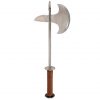 Late Medieval Full Tang Battle Axe with Leather Wrapped Handle