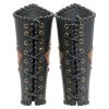 Fantasy Bracers Handcrafted Genuine Leathercraft for LARP and Cosplay