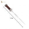Medieval Rondell Dagger with Genuine Leather Scabbard