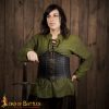 Anne Bony Handcrafted Under - bust Leather Corset