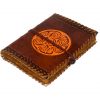 Handmade Journal with Celtic Spiral Design Genuine Leather Book Notes