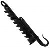 Medieval Hand Forged Iron Kettle Saw Functional Camp Gear