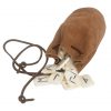 Gaming Bone Rune Set with Genuine Suede Drawstring Bag