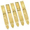 Ornate Roman Pure Solid Brass Belt End Chape