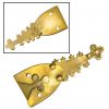 Renaissance Pure Solid Brass Belt End Chape Functional Accessory