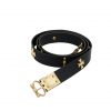 Medieval Leather Belt with Pure Brass Details