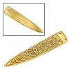 Celtic Knotwork Pure Solid Brass Belt End Chape Functional Clothing Accessory
