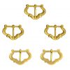 Medieval Small Pure Brass Belt Buckle