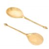 Roman Spoon Pure Solid Brass Functional Cutlery Set of Two Pieces