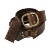 Medieval Genuine Leather Belt with Sword Hanger