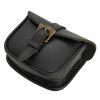 Handmade Leather Belt Bag with Antique Brass Celtic Buckle