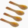 Medieval Authentic Horn Spoons Set of 4 Genuine Ox Horn