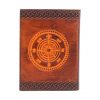 Fleur de Lis Navigation Compass Journal Handcrafted Genuine Leather Diary Notes