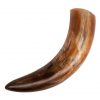 Medieval Viking Drinking Horn with Natural Finish Handcrafted Genuine Ox Horn