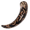 The Charred Crescents Drinking Horn Handcrafted from Genuine Ox Horn