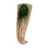 Brilliant Drinking Horn with Ornate Designs Handcrafted Genuine Ox Horn