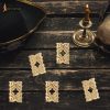 Pure Solid Brass Quatrefoil Leather Mount Functional Set of 5