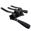 Medieval Leather Sword and Axe Frog Handcrafted from Genuine Leather