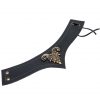Medieval Leather Accessory with Antique Brass Mount