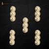 The Ellipses Pure Solid Brass Leather Mounts Set of 5 Functional Accessory