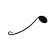 Medieval Viking Hand Forged Iron Ladle Functional Camp Gear