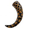 Medieval Viking Drinking Horn with Burnt Design Handcrafted Genuine Ox Horn