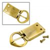 Gorgeous Pure Solid Brass Belt Buckle Fully Functional Belt Accessory