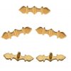 Pure Solid Brass Elite Belt Mounts Set of 5 Functional Accessory