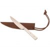 Medieval Small Stainless Steel Knife With Genuine Bone Handle
