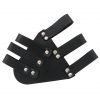 Medieval Angled Tri Buckle Rapier Frog Genuine Leather Frog