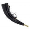 Blowing Horn / pibole / Hunting Call Genuine Ox Horn with Brass Mouthpiece