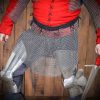 Round Ring Chainmail Skirt, Butted, ID 9 mm, Mild Steel