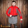 Round Ring Chainmail Skirt, Dome Riveted, 8mm 18 gauge, Mild Steel