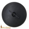 Viking Dark Warrior Functional Wooden Shield with Steel Umbo