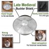 Late Medieval Round Buckler Handmade Functional Steel Shield