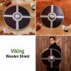 Viking Wooden Shield with Steel Umbo and Fittings