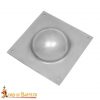 Square Shield Boss Handmade Steel Umbo for Roman Scutum Shields